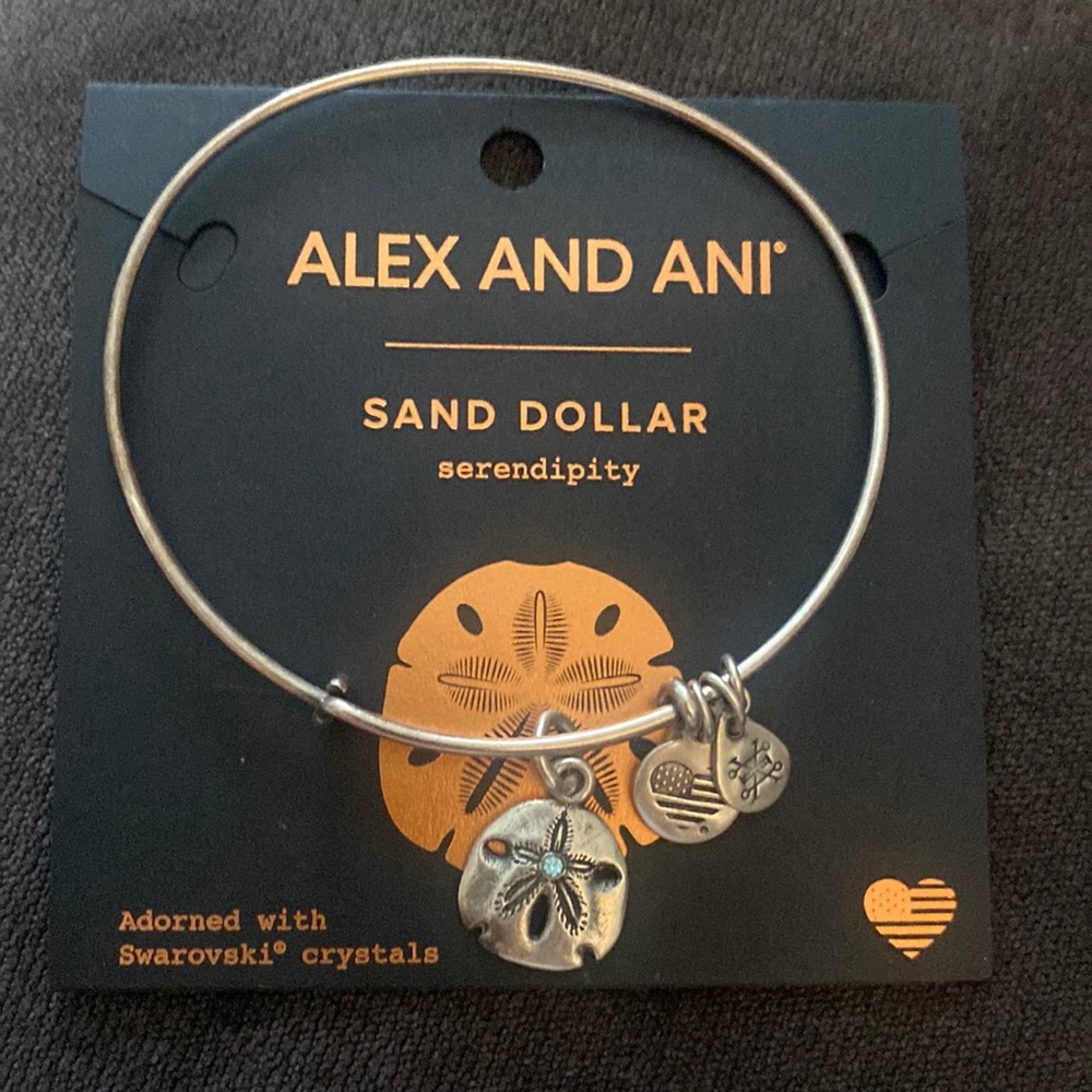 ALEX AND ANI sand dollar  bracelet